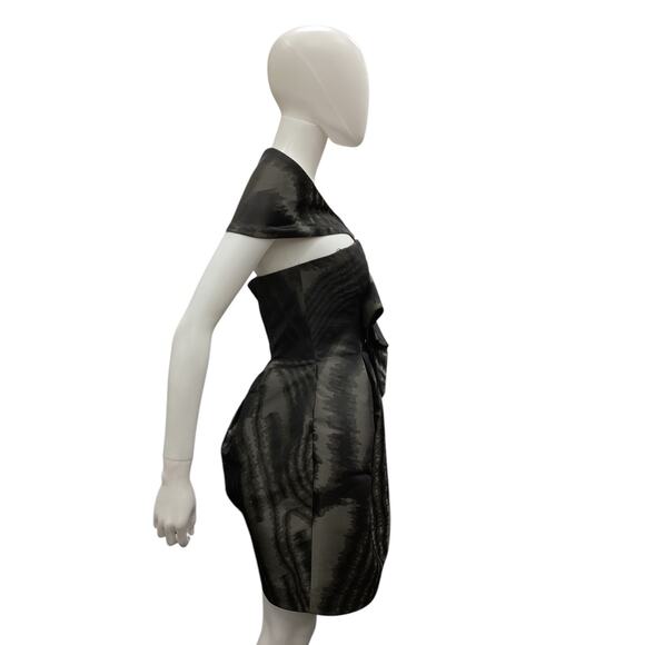 Robert Rodriguez Women’s Dress Size M “ Chic Little Devil” Back Zipper Charcoal - Picture 2 of 4